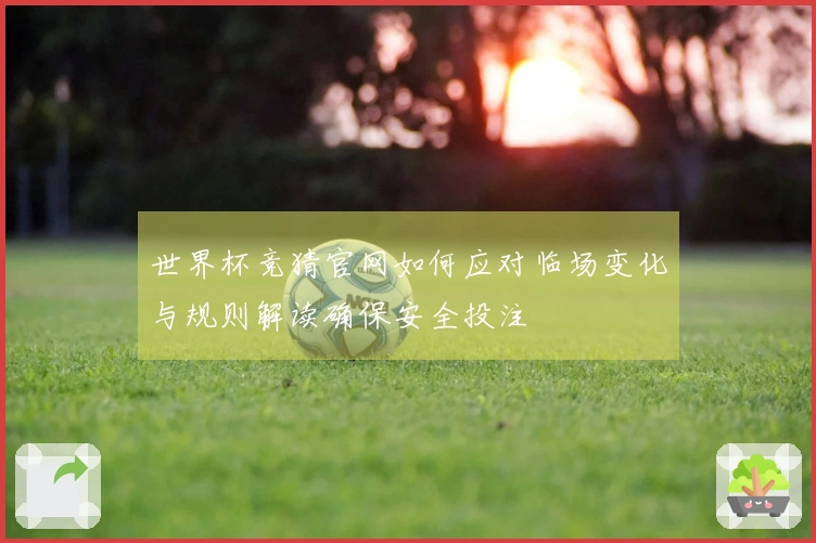 世界杯竞猜官网如何应对临场变化与规则解读确保安全投注